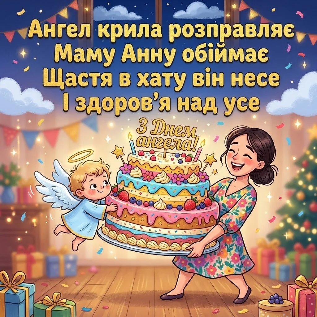 Матусю Анно, з днем ангела! Побажання здоров’я, любові та миру