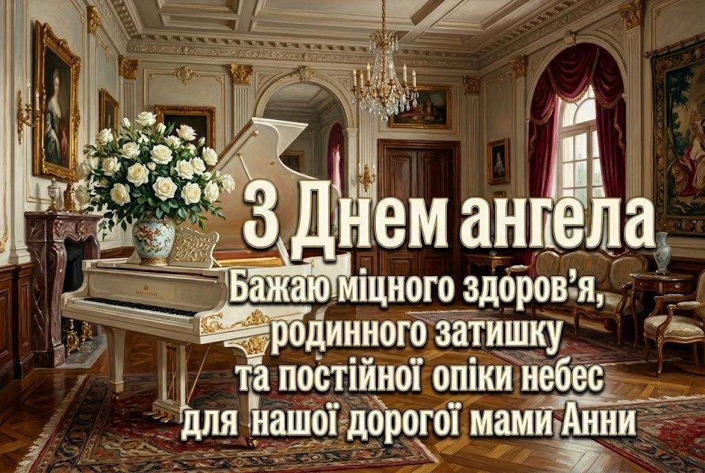 Матусю Анно, з днем ангела! Побажання здоров’я, любові та миру