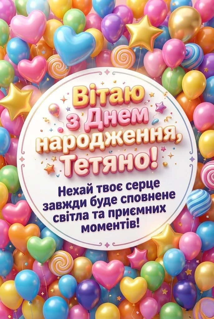 З днем народження, Тетяно! Підбірка зворушливих побажань для Танюші