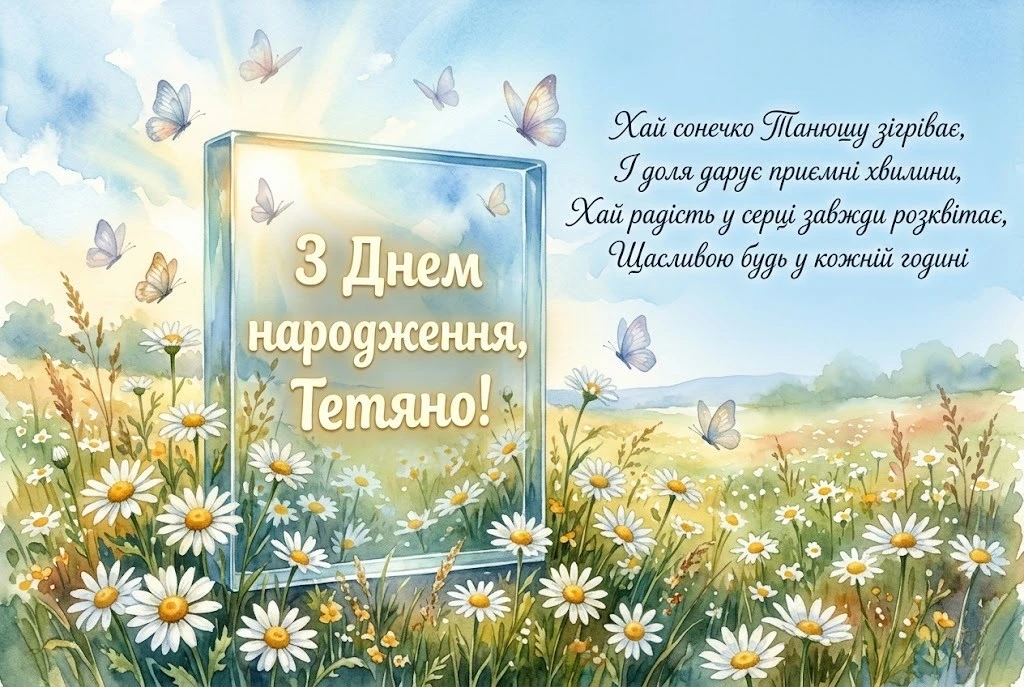 З днем народження, Тетяно! Підбірка зворушливих побажань для Танюші