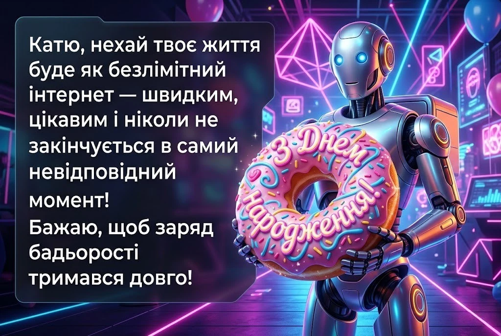 Катрусі з любов’ю: щирі привітання та святкові картинки до дня народження