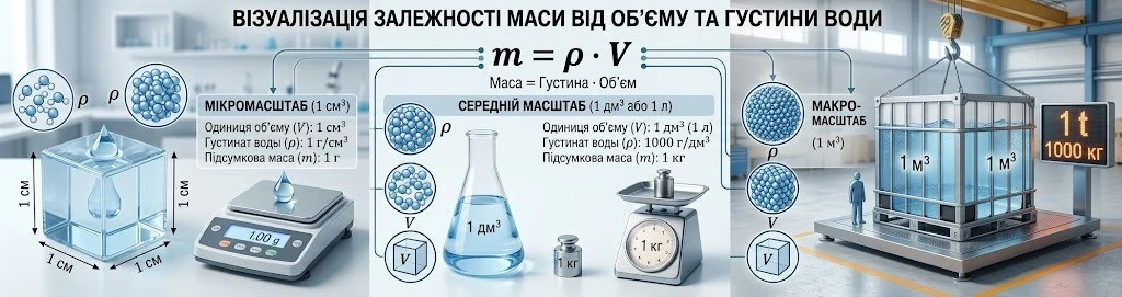 Як знайти масу води: враховуємо температуру, густину та об’єм