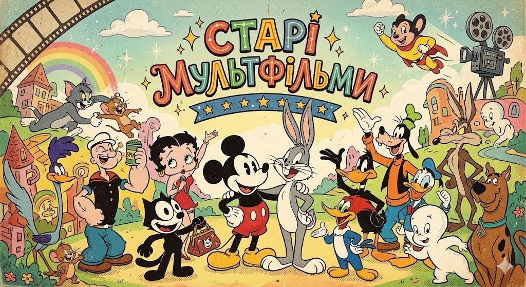 Старі мультфільми, що зачаровують покоління за поколінням