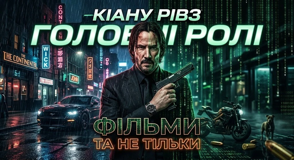 Кіану Рівз і його найзнаковіші ролі в кіно