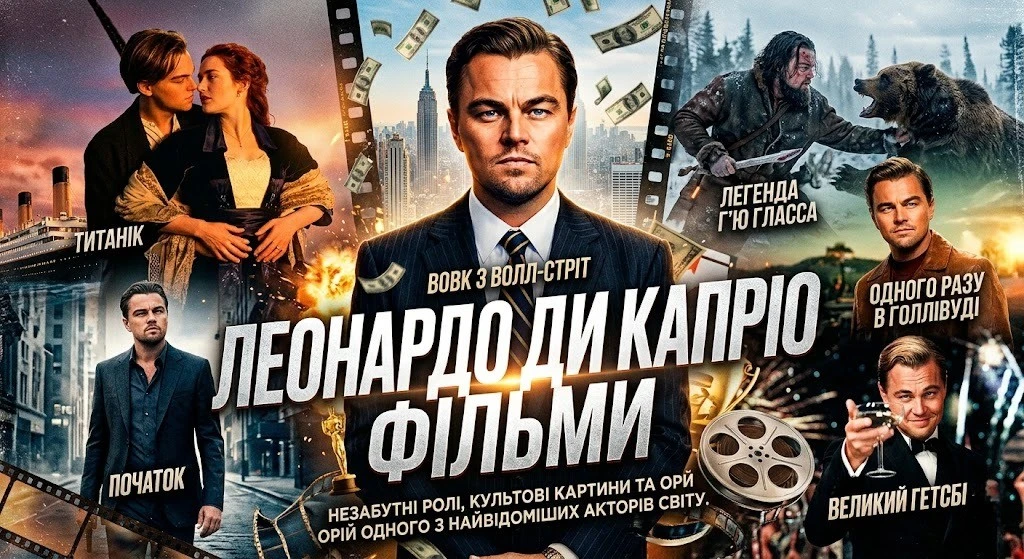 Кращі ролі Ді Капріо, які не можна пропустити
