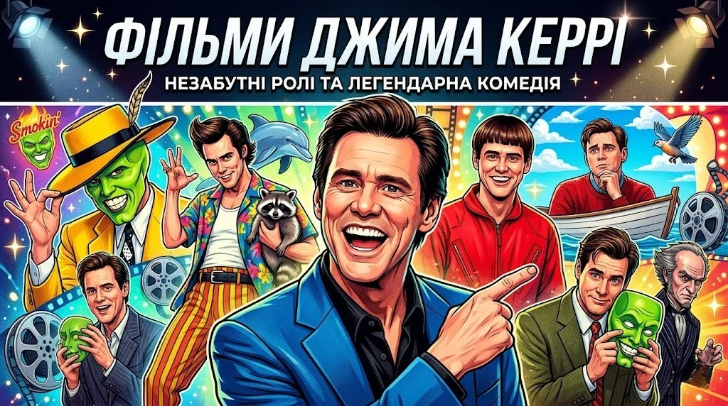 Серйозне і смішне у кар’єрі Джима Керрі